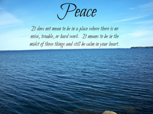 Religious Quotes And Pictures: Religious Quote About Peaceful ...