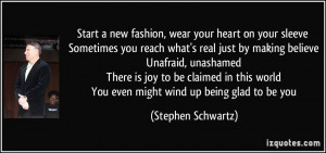 More Stephen Schwartz Quotes