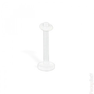 nose piercing retainers. 16 gauge clear labret piercing