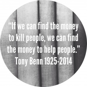 Tony Benn you encouraged me