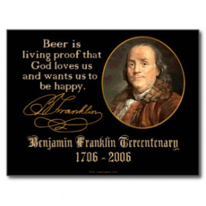 Ben Franklin - Beer Postcards