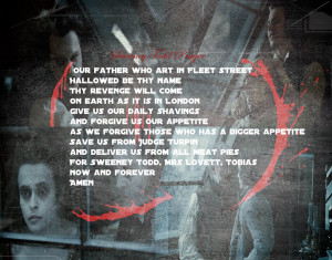 Sweeney Todd Funny Prayer by deathroman13