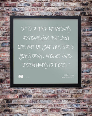 Bridget Jones' Personalised Framed Print