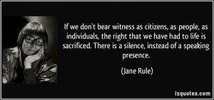 More Jane Rule Quotes
