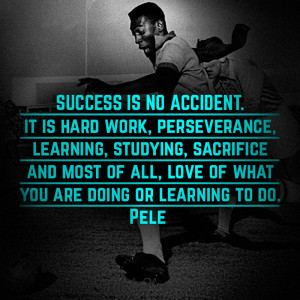 Pele Quotes Success Accident
