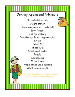 johnny appleseed printouts johnny appleseed printouts johnny appleseed ...