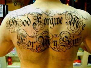 god forgive me for my sins tattoo