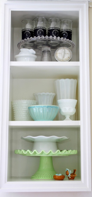 Updated kitchen cabinet display~
