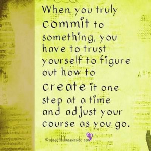 Commitment and Self-Trust