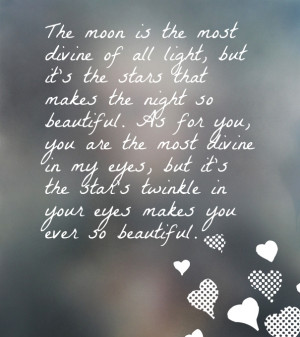 sharing this quote for her say something about her eyes