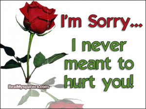 ... have never hurt anyone if i have hurt anyone i am really really sorry