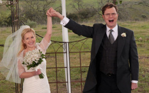 Best Wedding: Dwight Schrute (Rainn Wilson) and Angela Martin (Angela ...