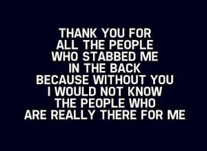 quotes about backstabbers tumblr
