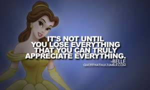 Disney Princess Belle quote. :)