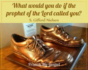 What would you do if the prophet of the Lord called you?