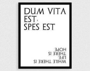 quote M otivational print Latin saying Latin quotes Black white ...