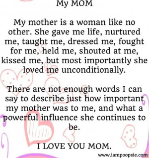 Mom quote via www.IamPoopsie.com