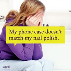 My phone case doesn't match my nail polish. #techfail #girl #purple # ...