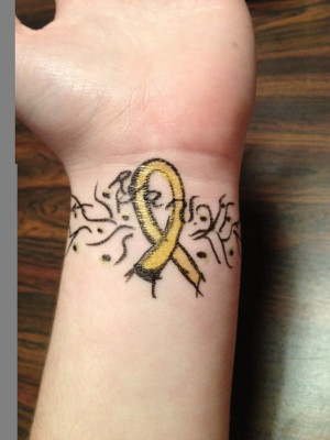 Suicide Prevention Ribbon Tattoo Pinterestcom Picture