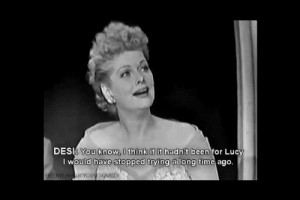 ... Town October 3, 1954. Lucy’s reaction to a part of Desi’s speech