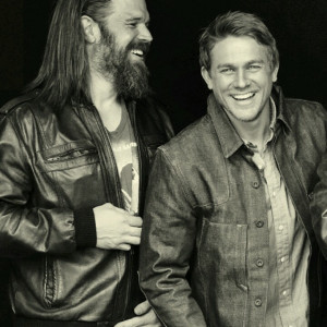 Ryan Hurst and Charlie Hunnam. Oh hellllo. Never a big SoA fan... but ...