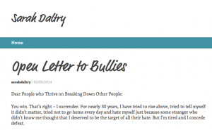 Cry Exposed Blog Tumblr Pen name's first blog post