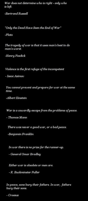 Epic Quotes About War