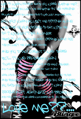 ... acted like he didnt care... so i put some of the memories on here