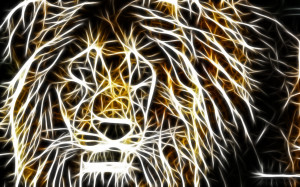 Fractalius Lions Wallpaper...