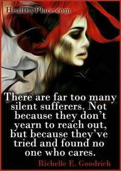 It's true. No one wants to listen because 'that's your mother.' {gasp ...