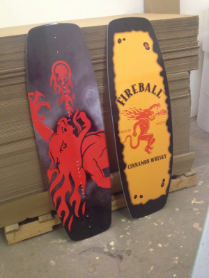Fireball Whiskey Quotes Custom wakeboard run fireball