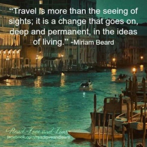 Travel is more than just sightseeing...