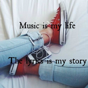 Most popular tags for this image include: music, life, story and ...
