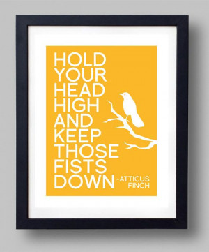 To Kill A Mockingbird Atticus Finch CUSTOMIZABLE quote wall art ...