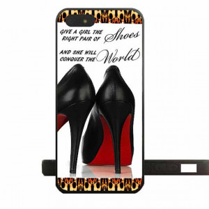 Marilyn Monroe quote with Red Bottom Shoe iPhone 4/4S/5/5S/5C/6/6Plus ...