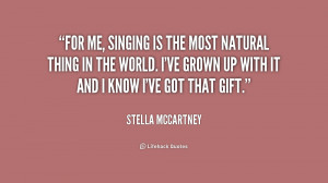 quotes about singing