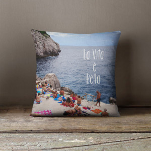 La vita e bella pillow cover - pillow cover - quote accent pillow ...