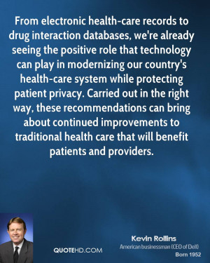 our country's health-care system while protecting patient privacy ...