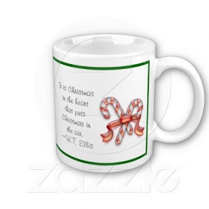 Candy Canes & Christmas Quote Mug