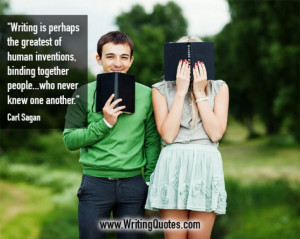 ... Carl Sagan Quotes - Human Inventions - Inspirational Writing Quotes