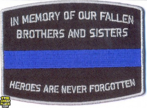 Fallen Officer Memorial Patch
