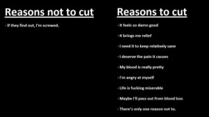 self injury cutting quotes