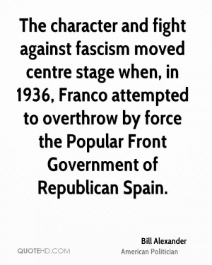 ... overthrow by force the Popular Front Government of Republican Spain
