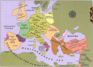 holy roman empire map 1560