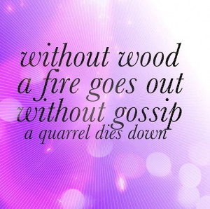 Gossip Quotes And Sayings Juxtapost