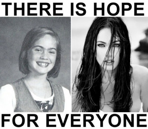 Megan Fox before and after