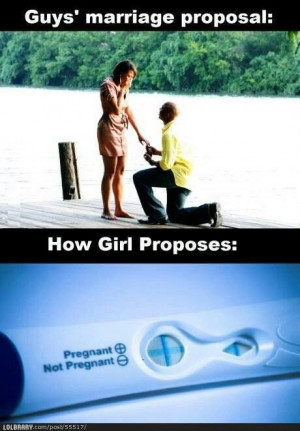 Haha so true! Girls are pathetic, it's called BIRTH CONTROL!