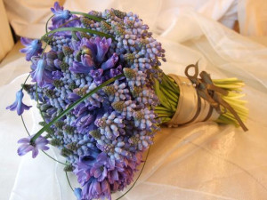 grape hyacinth bouquet