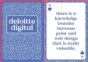 ... Cards With Valuable Quotes Remind Designers To Play Their Cards Right