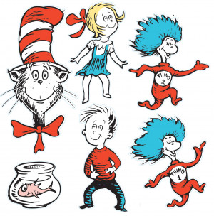 Dr. Seuss Cat in the Hat Giant Characters Decorating Kit